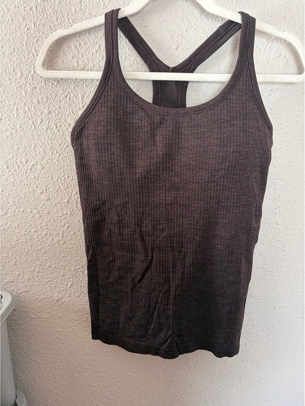 Lululemon Ebb to Street Tank Top Espresso Brown size 6. $68 retail. Square size